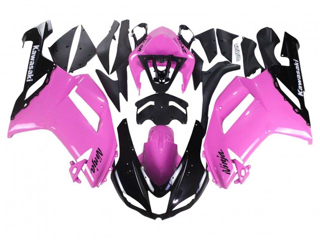 Descuento Carenados Moto Kawasaki ZX6R 2007-2008 - Negro Rosa Ninja