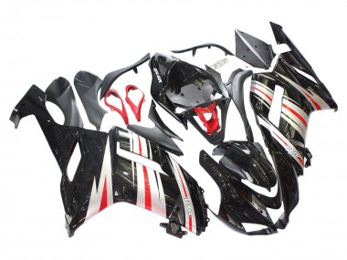 Descuento Carenados Moto Kawasaki ZX6R 2007-2008 - Negro Plata Rojo Ninja