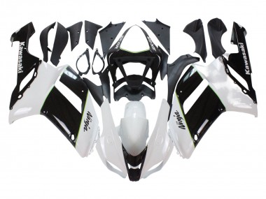Descuento Carenados Moto Kawasaki ZX6R 2007-2008 - Negro Blanco Ninja