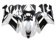 Descuento Carenados Moto Kawasaki ZX6R 2007-2008 - Negro Blanco Ninja