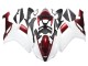 Descuento Carenado Moto Kawasaki ZX6R 2007-2008 - Blanco Rojo
