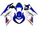 Descuento Carenados Moto Suzuki GSXR1000 2000-2002 - Blanco Azul Rojo