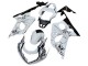 Descuento Carenados Moto Suzuki GSXR1000 2000-2002 - Blanco Negro Motul Corona