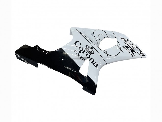 Descuento Carenados Moto Suzuki GSXR1000 2000-2002 - Blanco Negro Motul Corona