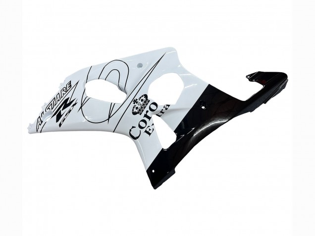 Descuento Carenados Moto Suzuki GSXR1000 2000-2002 - Blanco Negro Motul Corona