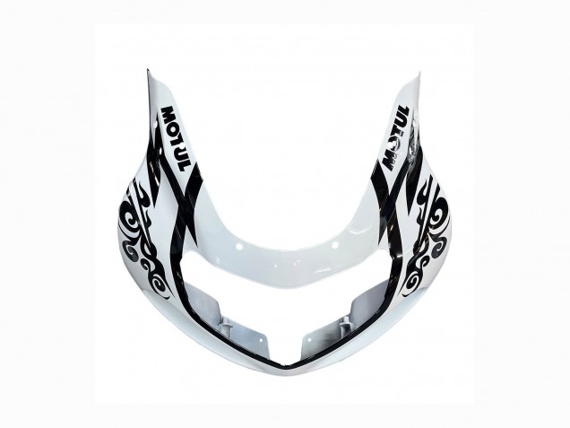 Descuento Carenados Moto Suzuki GSXR1000 2000-2002 - Blanco Negro Motul Corona