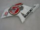 Descuento Carenados Moto Suzuki GSXR1000 2000-2002 - Blanco Rojo Lucky Strike
