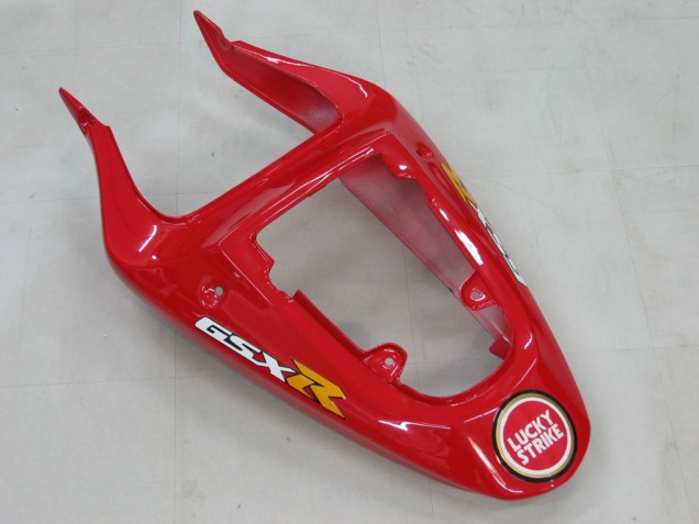 Descuento Carenados Moto Suzuki GSXR1000 2000-2002 - Blanco Rojo Lucky Strike