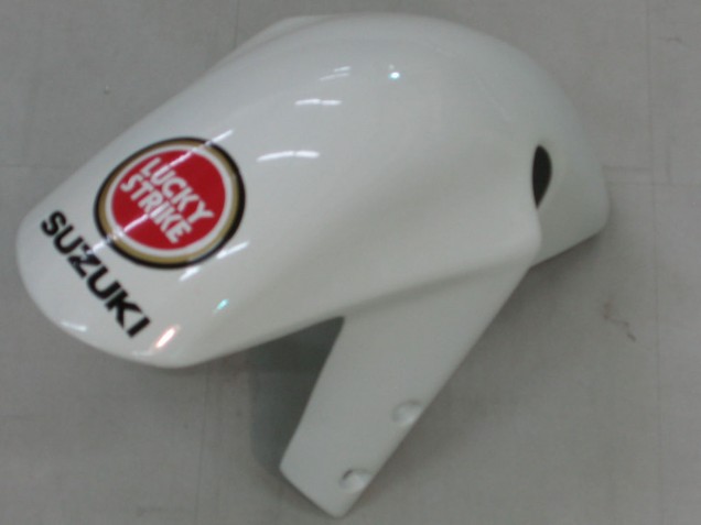 Descuento Carenados Moto Suzuki GSXR1000 2000-2002 - Blanco Rojo Lucky Strike