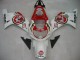 Descuento Carenados Moto Suzuki GSXR1000 2000-2002 - Blanco Rojo Lucky Strike