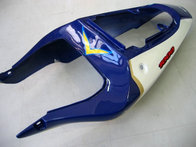 Descuento Carenados Moto Suzuki GSXR1000 2000-2002 - Amarillo Azul Oscuro Blanco Motul Corona