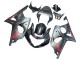 Descuento Carenados Moto Suzuki GSXR1000 2000-2002 - Gris Mate Rojo Calcomanía