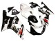 Descuento Carenados Moto Suzuki GSXR1000 2000-2002 - Blanco Negro Brillante Rojo