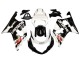 Descuento Carenados Moto Suzuki GSXR1000 2000-2002 - Blanco Negro Brillante Rojo