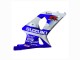 Descuento Carenados Moto Suzuki GSXR1000 2000-2002 - Azul Blanco Plata Castrol Dunlop