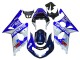 Descuento Carenados Moto Suzuki GSXR1000 2000-2002 - Azul Blanco Plata Castrol Dunlop