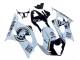Descuento Carenados Moto Suzuki GSXR 1000 2003-2004 - Blanco Negro Oro Motul Lucky Strike