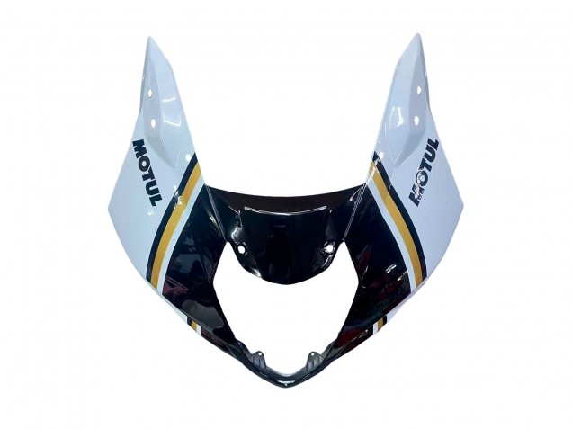 Descuento Carenados Moto Suzuki GSXR 1000 2003-2004 - Blanco Negro Oro Motul Lucky Strike