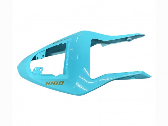 Descuento Carenados Moto Suzuki GSXR 1000 2003-2004 - Blanco Azul Claro Oro