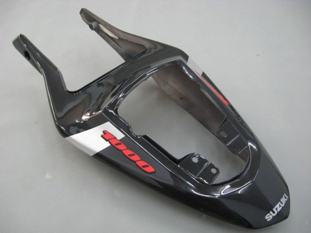 Descuento Carenados Moto Suzuki GSXR 1000 2003-2004 - Negro Brillante Blanco Gris Rojo