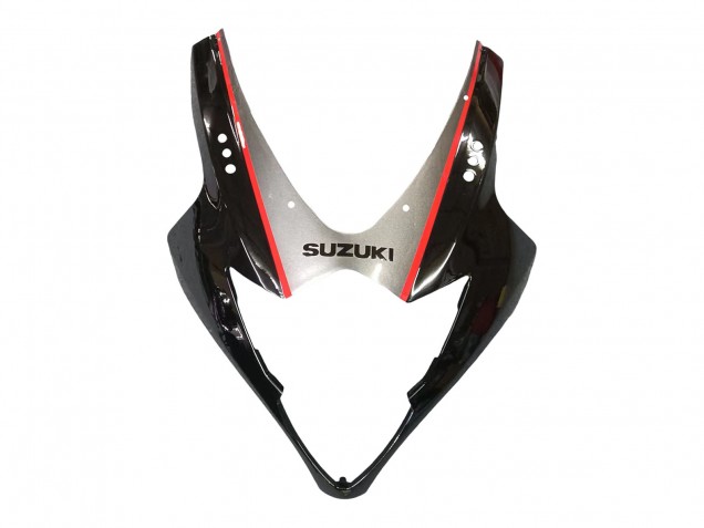 Descuento Carenado Moto Suzuki GSXR 1000 2005-2006 - Plata Negro Rojo