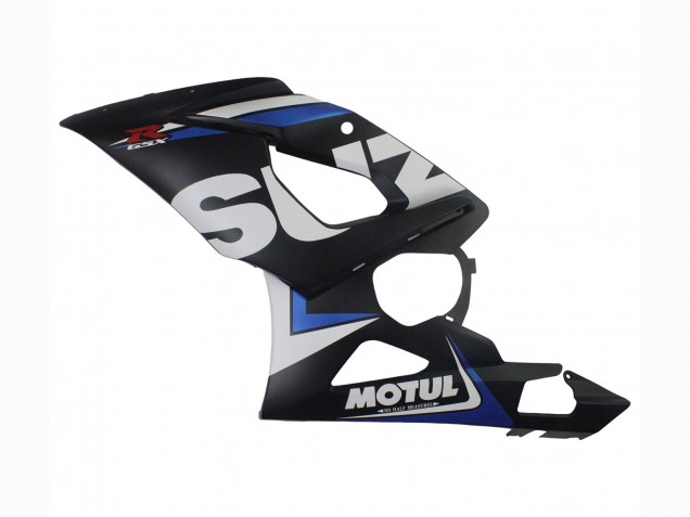Descuento Carenados Moto Suzuki GSXR 1000 2005-2006 - Negro Azul Blanco Motul