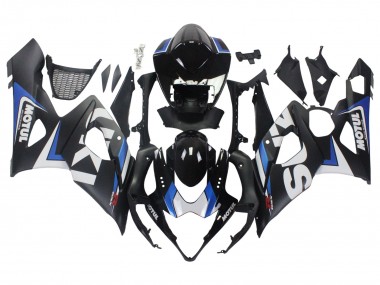 Descuento Carenados Moto Suzuki GSXR 1000 2005-2006 - Negro Azul Blanco Motul