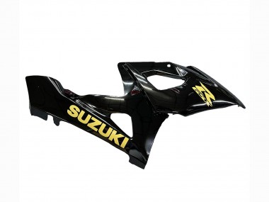 Descuento Carenados Moto Suzuki GSXR 1000 2005-2006 - Negro Brillante Oro Calcomanía