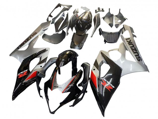 Descuento Carenado Moto Suzuki GSXR 1000 2005-2006 - Negro Gris Rojo