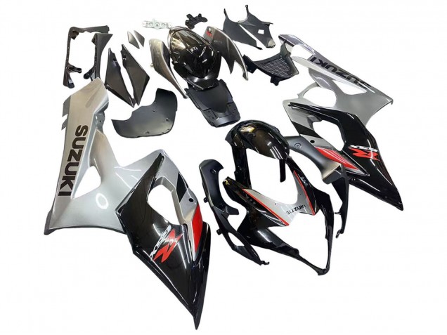 Descuento Carenado Moto Suzuki GSXR 1000 2005-2006 - Negro Gris Rojo