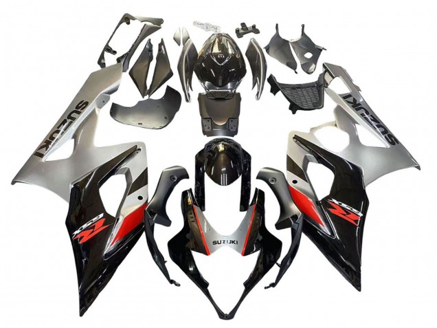 Descuento Carenado Moto Suzuki GSXR 1000 2005-2006 - Negro Gris Rojo