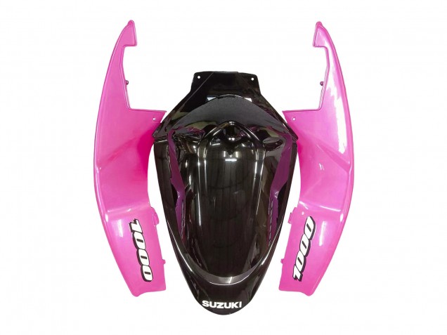 Descuento Carenados Moto Suzuki GSXR 1000 2005-2006 - Negro Brillante Rosa