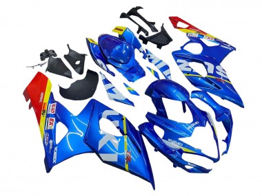 Descuento Carenados Moto Suzuki GSXR 1000 2005-2006 - Azul Amarillo Rojo Blanco