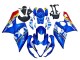 Descuento Carenados Moto Suzuki GSXR 1000 2005-2006 - Azul Amarillo Rojo Blanco