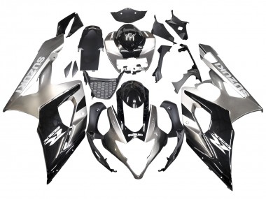 Descuento Carenados Moto Suzuki GSXR 1000 2005-2006 - Negro Brillante Gris
