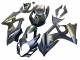 Descuento Carenados Moto Suzuki GSXR 1000 2007-2008 - Negro Mate Oro Calcomanía