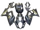 Descuento Carenados Moto Suzuki GSXR 1000 2007-2008 - Negro Mate Oro Calcomanía