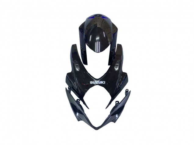 Descuento Kits Carenado Moto Suzuki GSXR 1000 2007-2008 - Azul Negro Brillante