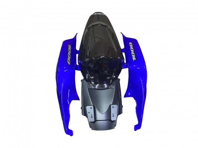Descuento Kits Carenado Moto Suzuki GSXR 1000 2007-2008 - Azul Negro Brillante