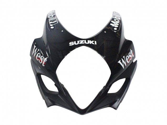Descuento Carenados Moto Suzuki GSXR 1000 2007-2008 - Negro Brillante Blanco West