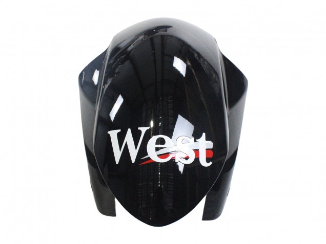 Descuento Carenados Moto Suzuki GSXR 1000 2007-2008 - Negro Brillante Blanco West