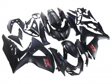 Descuento Carenados Moto Suzuki GSXR 1000 2007-2008 - Negro Mate Rojo Calcomanía
