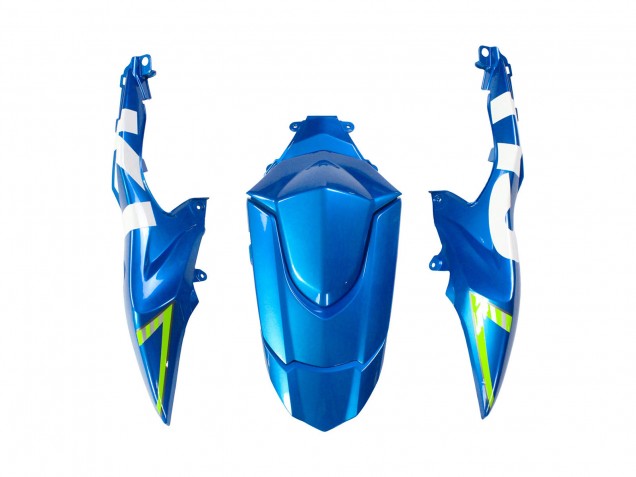 Descuento Carenados Moto Suzuki GSXR 1000 2009-2016 - Azul Claro Verde Motul 29 Ecstar