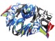 Descuento Carenados Moto Suzuki GSXR 1000 2009-2016 - Azul Claro Verde Rojo Motul