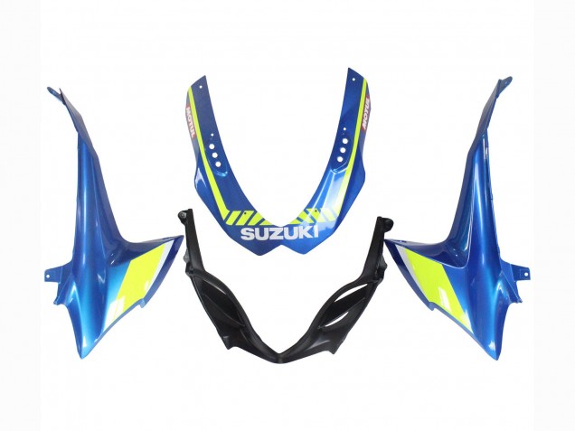 Descuento Carenados Moto Suzuki GSXR 1000 2009-2016 - Azul Claro Verde Rojo Motul