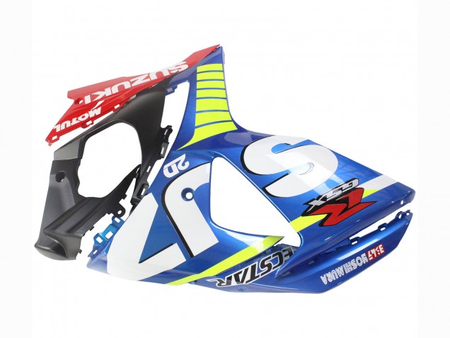 Descuento Carenados Moto Suzuki GSXR 1000 2009-2016 - Azul Claro Verde Rojo Motul