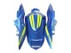 Descuento Carenados Moto Suzuki GSXR 1000 2009-2016 - Azul Claro Verde Rojo Motul