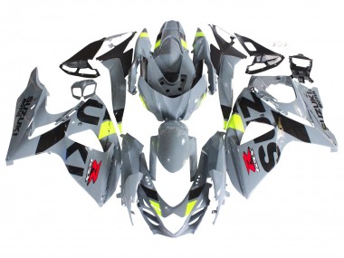 Descuento Carenados Moto Suzuki GSXR 1000 2009-2016 - Gris Neon Amarillo Negro Motul