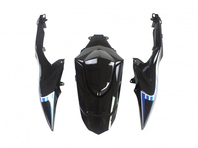 Descuento Carenados Moto Suzuki GSXR 1000 2009-2016 - Negro Mate Blanco Azul