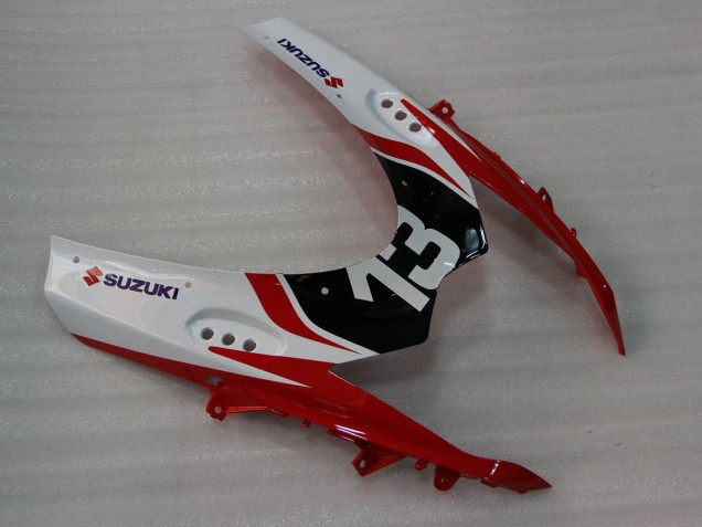 Descuento Carenados Moto Suzuki GSXR 1000 2009-2016 - Rojo Negro Blanco 13